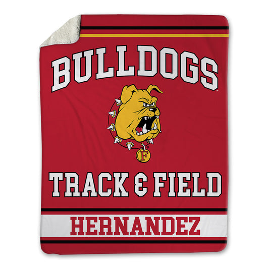 Ferris State - NCAA Women's Track & Field : Raquel Hernandez - Blanket-0