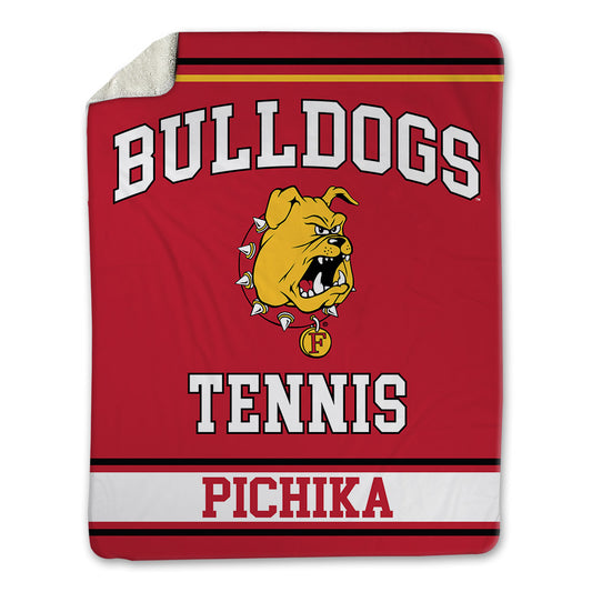Ferris State - NCAA Men's Tennis : Praneel Pichika - Blanket-0