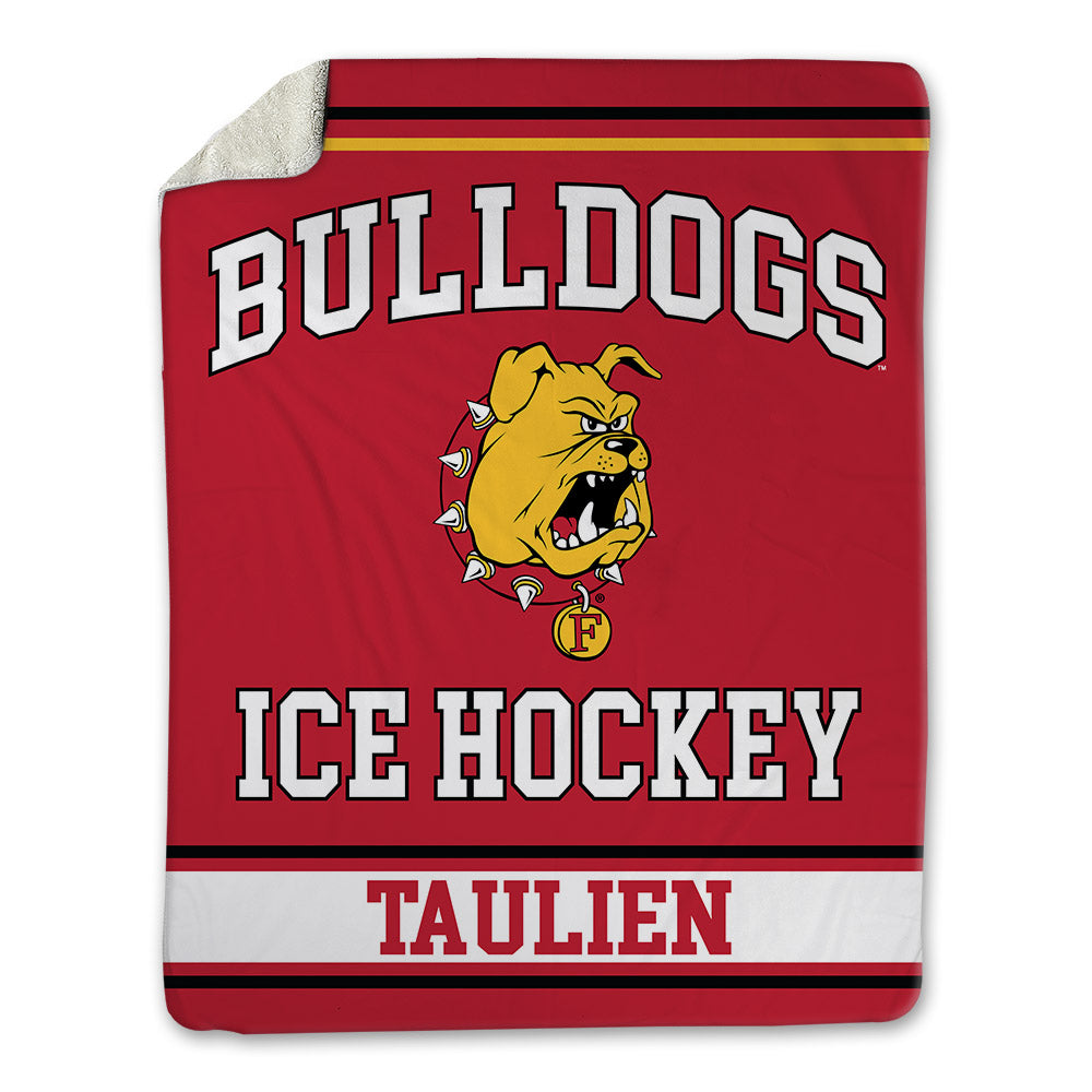 Ferris State - NCAA Men's Ice Hockey : Trevor Taulien - Blanket-0