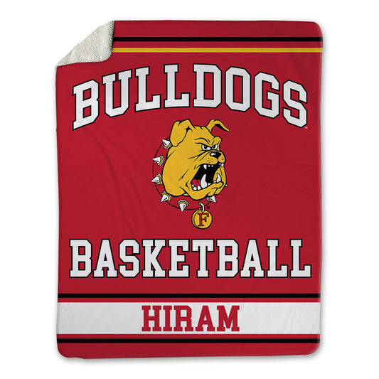 Ferris State - NCAA Women's Basketball : Mya Hiram - Blanket-0