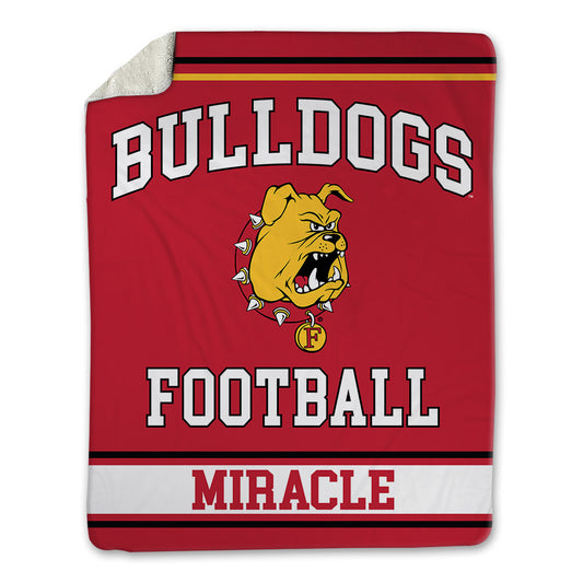 Ferris State - NCAA Football : Travis Miracle - Blanket-0