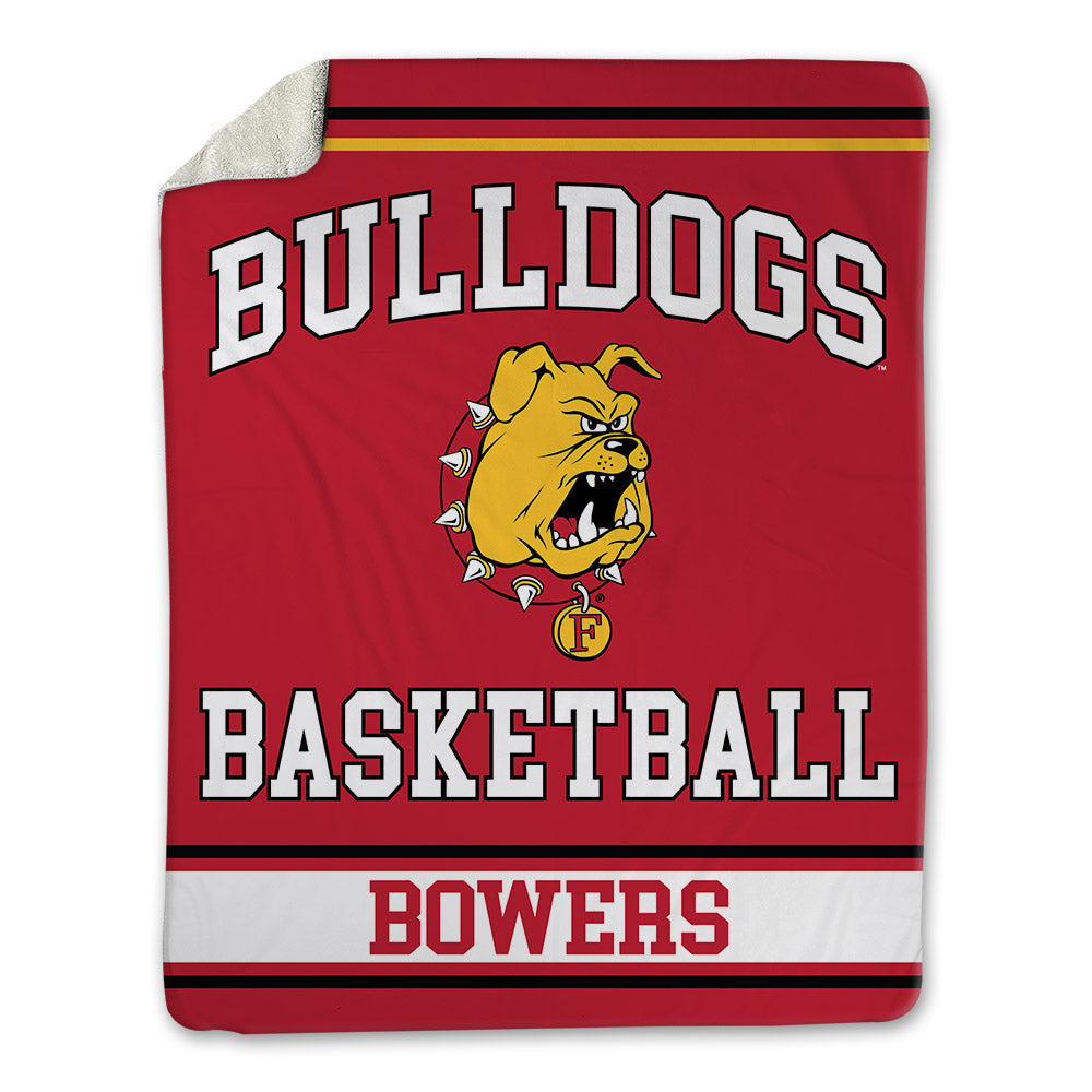Ferris State - NCAA Women's Basketball : Kenzie Bowers - Blanket-0