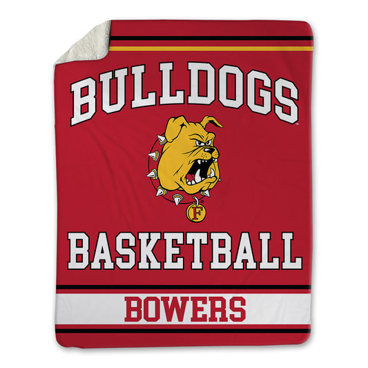 Ferris State - NCAA Women's Basketball : Kenzie Bowers - Blanket-0