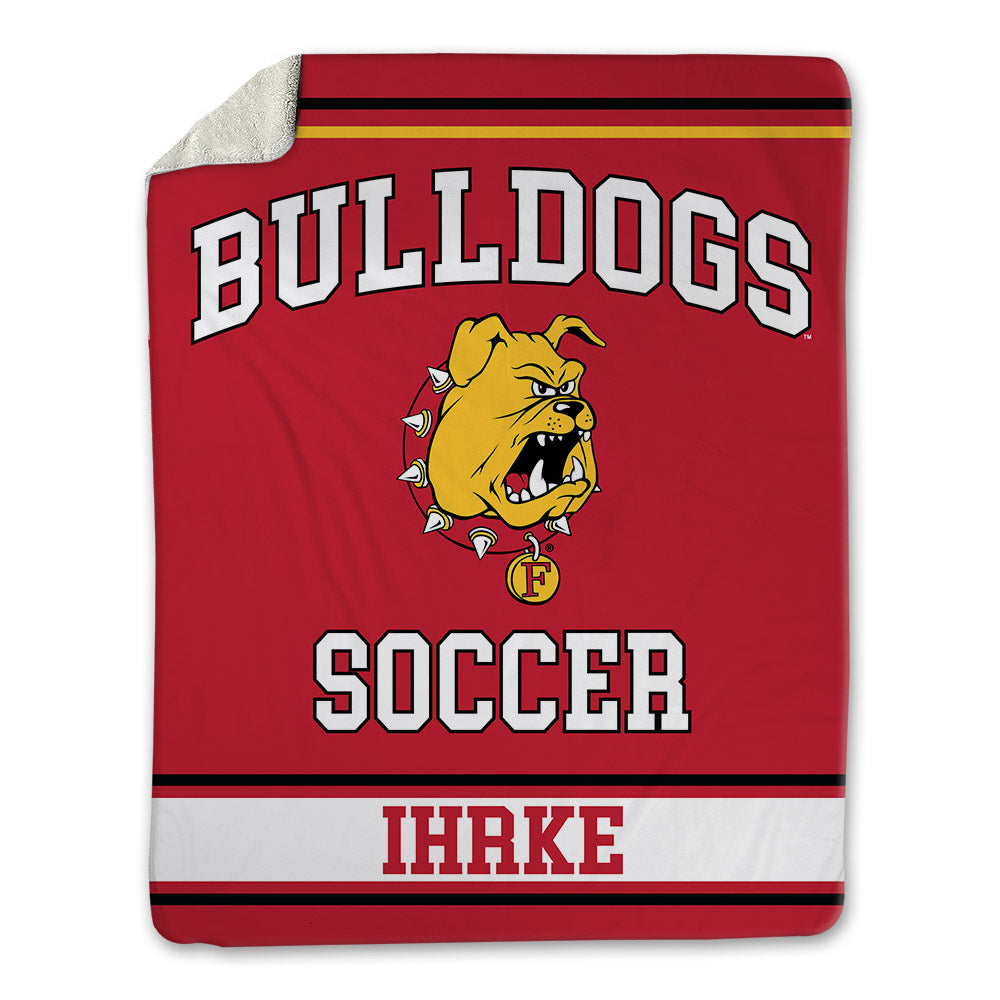 Ferris State - NCAA Women's Soccer : Korinne Ihrke - Blanket-0