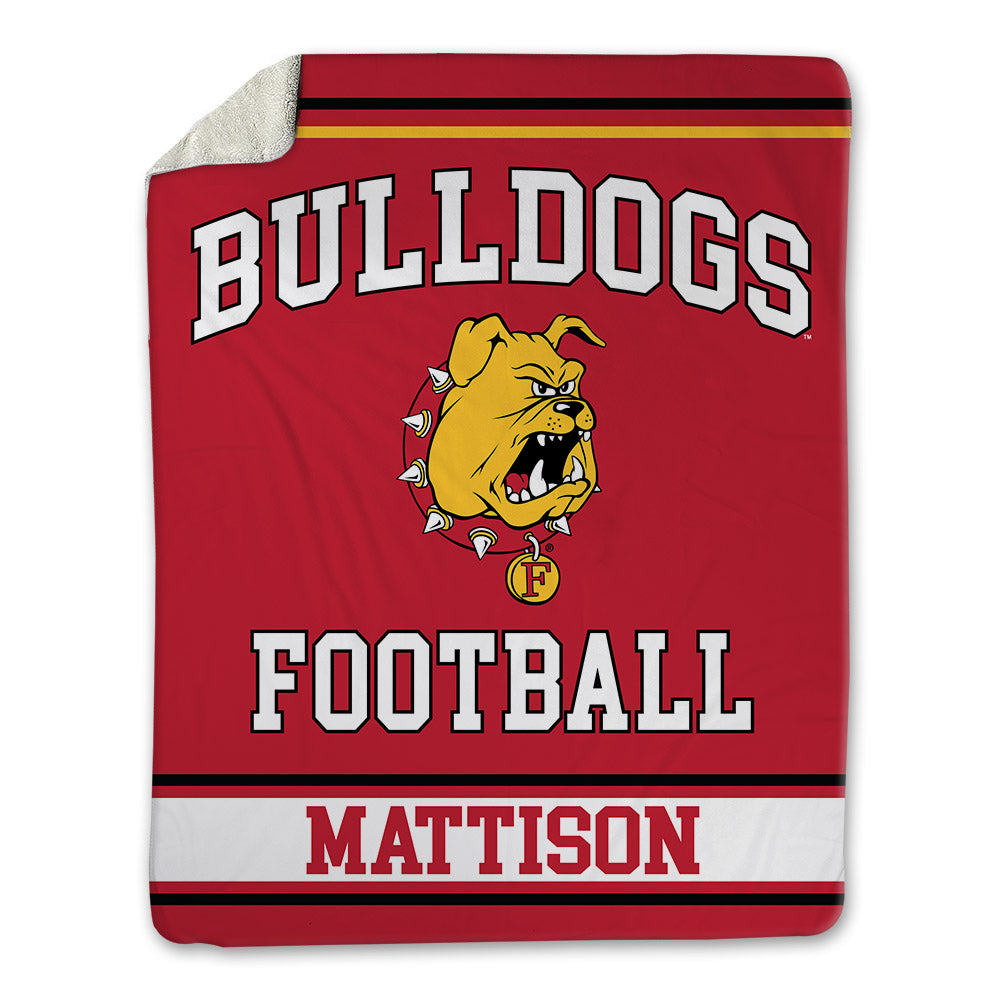 Ferris State - NCAA Football : Gyasi Mattison - Blanket-0