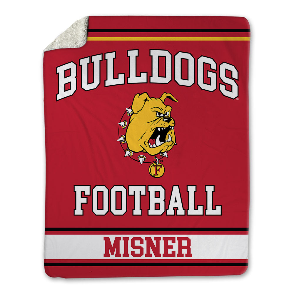 Ferris State - NCAA Football : Mike Misner - Blanket-0