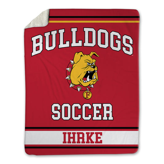 Ferris State - NCAA Women's Soccer : Korinne Ihrke - Blanket-0