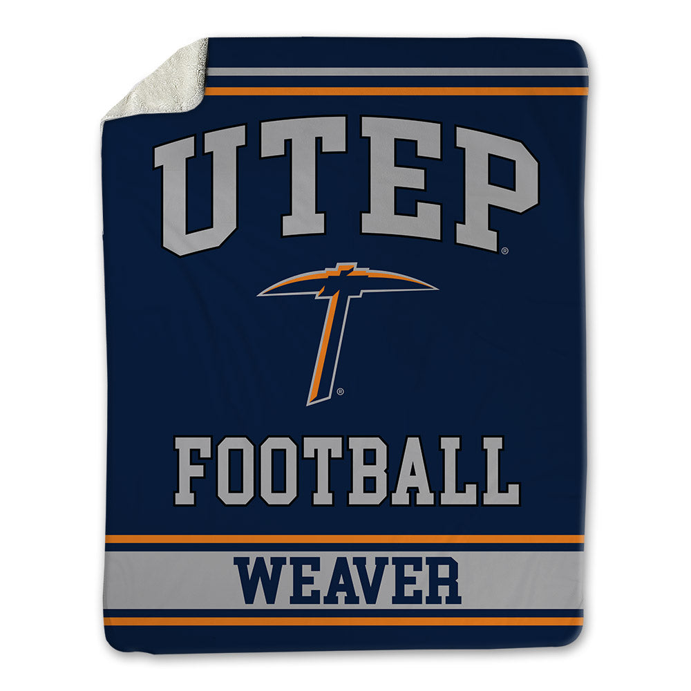 UTEP - NCAA Football : Bodey Weaver - Blanket-0
