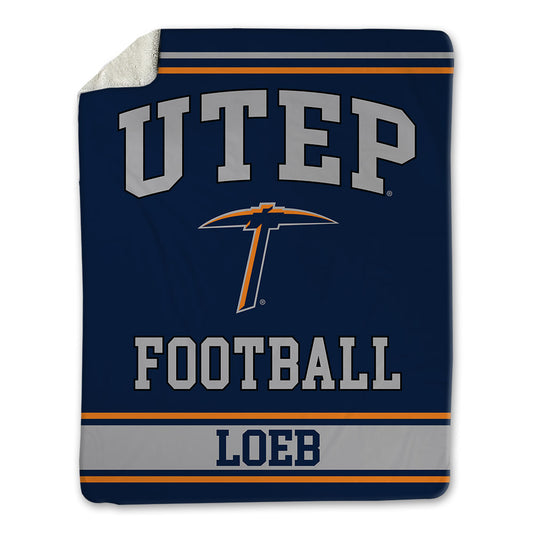 UTEP - NCAA Football : Carson Loeb - Blanket-0
