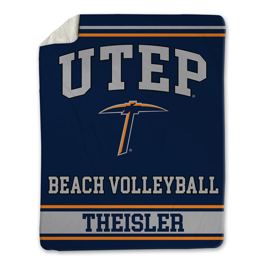 UTEP - NCAA Beach Volleyball : Mia Theisler - Blanket-0