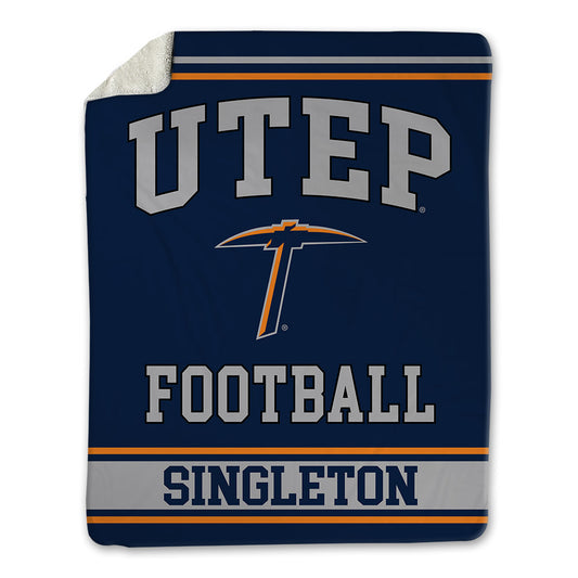 UTEP - NCAA Football : Daveon Singleton - Blanket-0