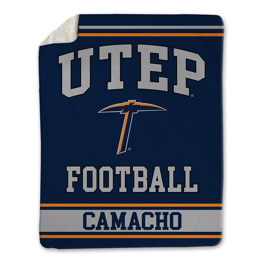 UTEP - NCAA Football : Johan Camacho - Blanket-0