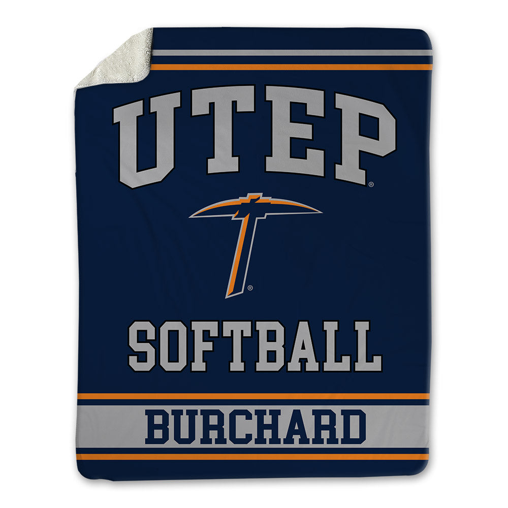 UTEP - NCAA Softball : Marissa Burchard - Blanket-0