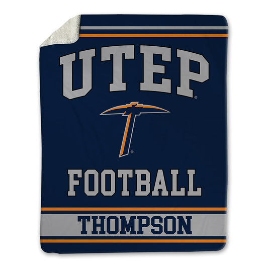 UTEP - NCAA Football : Decorian Thompson - Blanket-0