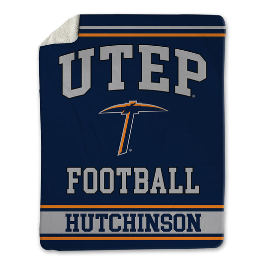 UTEP - NCAA Football : Adarius Hutchinson - Blanket-0