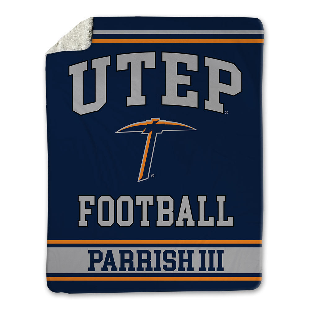 UTEP - NCAA Football : Leander Parrish III - Blanket-0