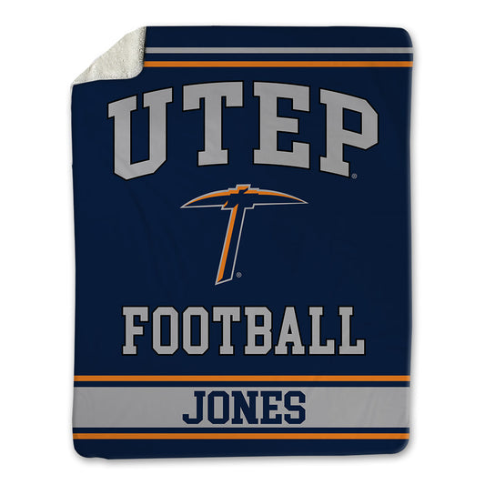 UTEP - NCAA Football : Tavorus Jones - Blanket-0