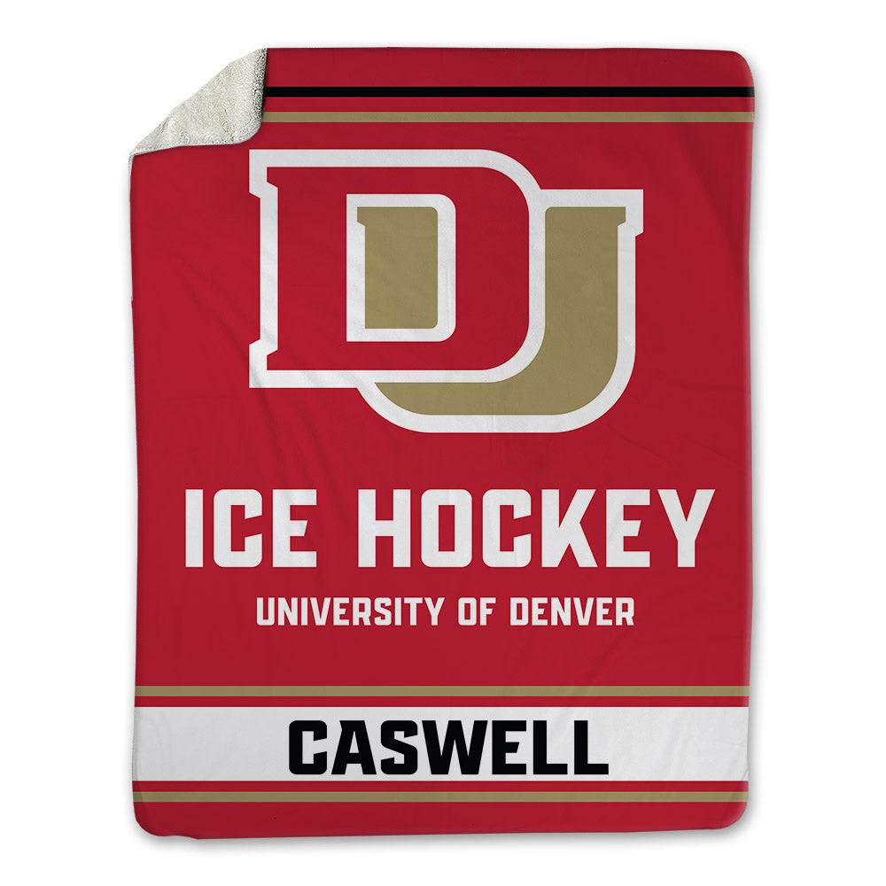 DU - NCAA Men's Ice Hockey : Clarke Caswell - Blanket-0