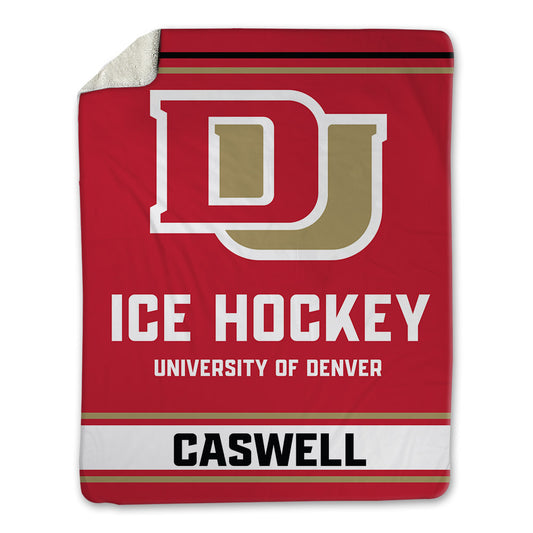 DU - NCAA Men's Ice Hockey : Clarke Caswell - Blanket-0