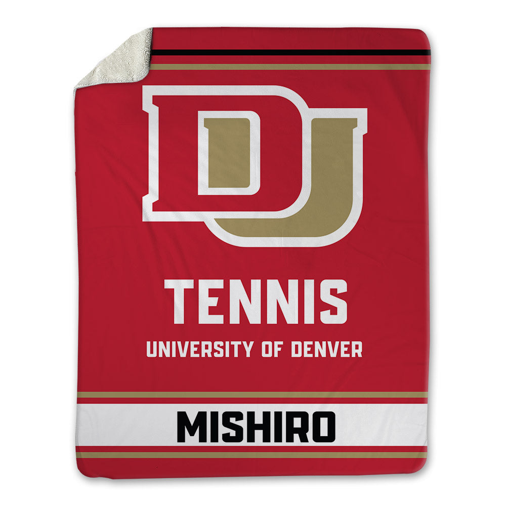 DU - NCAA Men's Tennis : Ryoma Mishiro - Blanket-0