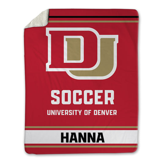 DU - NCAA Men's Soccer : Kieran Hanna - Blanket-0