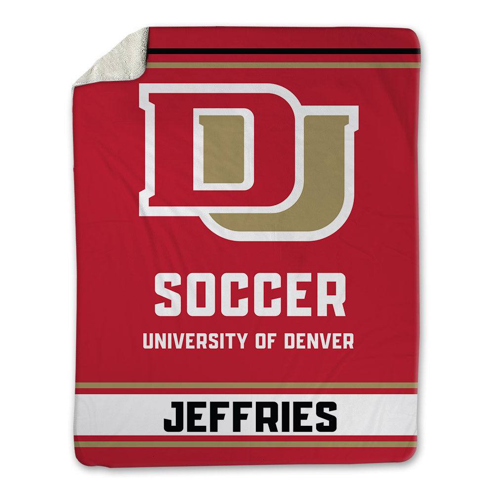 DU - NCAA Women's Soccer : Riley Jeffries - Blanket-0