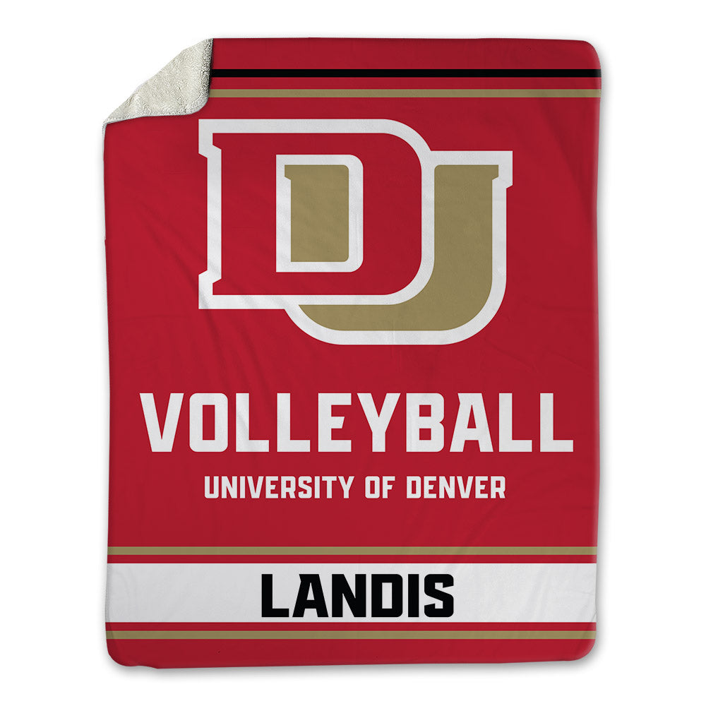 DU - NCAA Women's Volleyball : Katelyn Landis - Blanket-0
