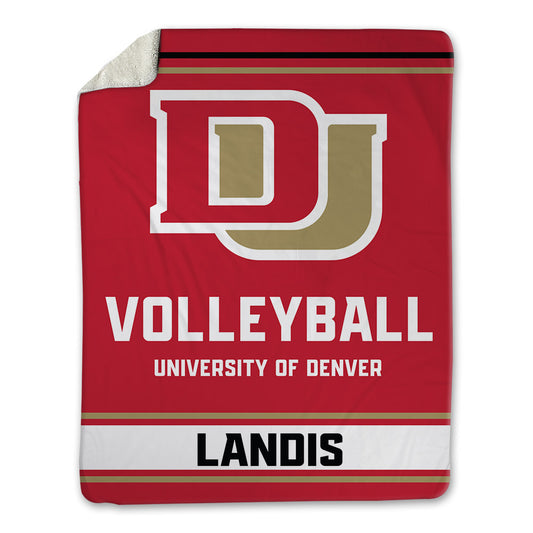 DU - NCAA Women's Volleyball : Katelyn Landis - Blanket-0