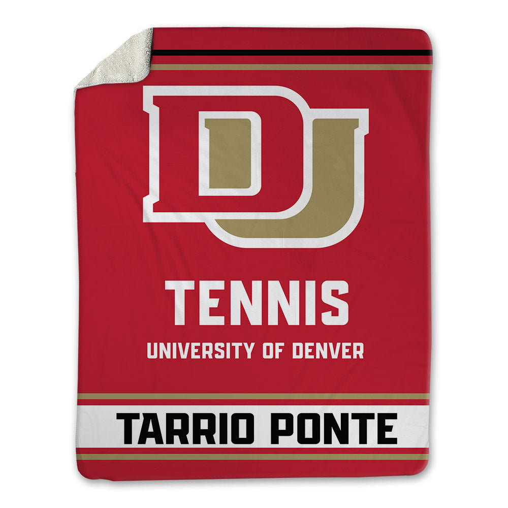 DU - NCAA Men's Tennis : Ander Tarrio Ponte - Blanket-0