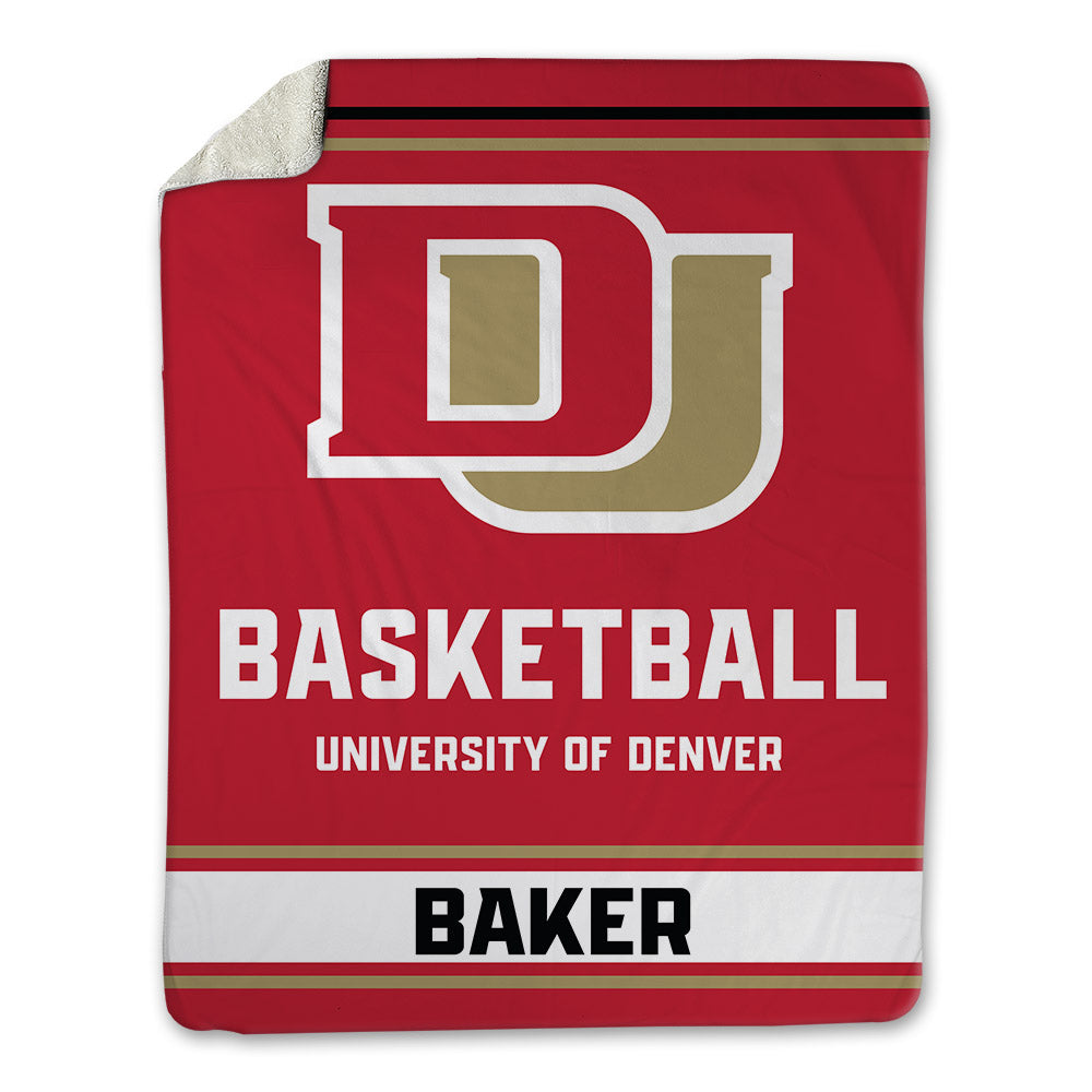 DU - NCAA Women's Basketball : Tori Baker - Blanket-0