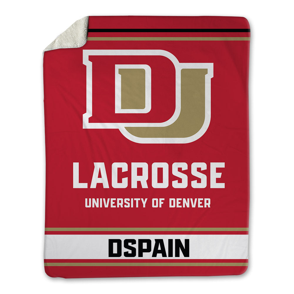 DU - NCAA Men's Lacrosse : Jack Dspain - Blanket-0
