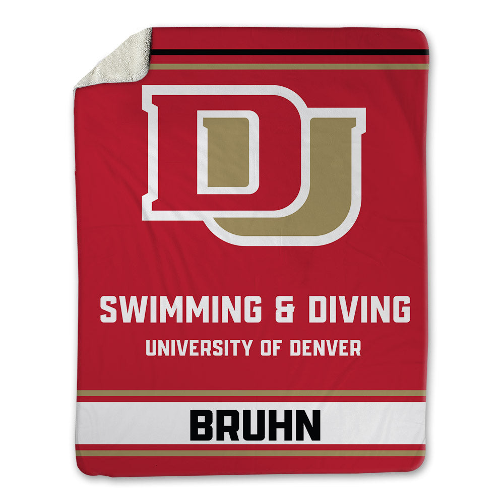 DU - NCAA Men's Swimming & Diving : Mason Bruhn - Blanket-0