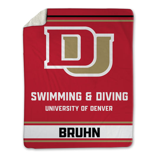 DU - NCAA Men's Swimming & Diving : Mason Bruhn - Blanket-0
