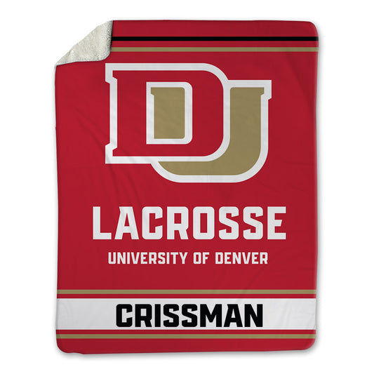 DU - NCAA Men's Lacrosse : Steele Crissman - Blanket-0