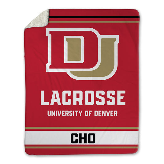 DU - NCAA Women's Lacrosse : Chelsea Cho - Blanket-0