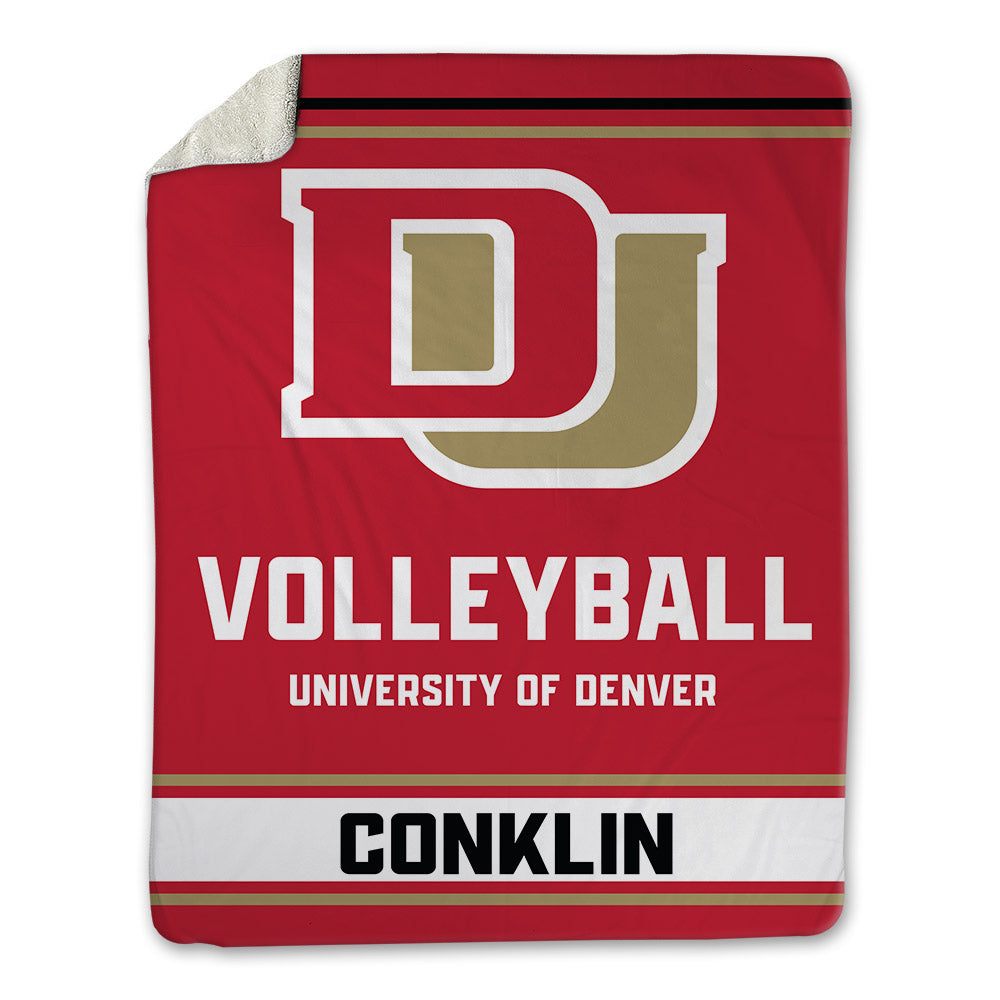 DU - NCAA Women's Volleyball : Abby Conklin - Blanket-0