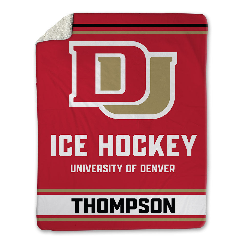 DU - NCAA Men's Ice Hockey : Aidan Thompson - Blanket-0