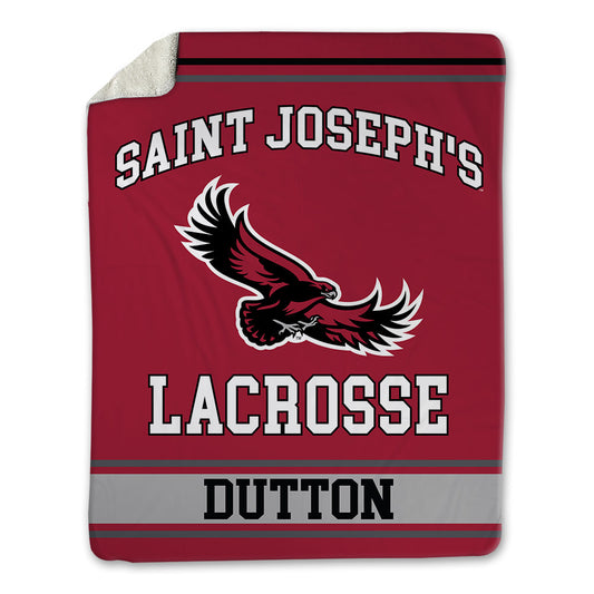St. Joe's - NCAA Men's Lacrosse : Ben Dutton - Blanket-0