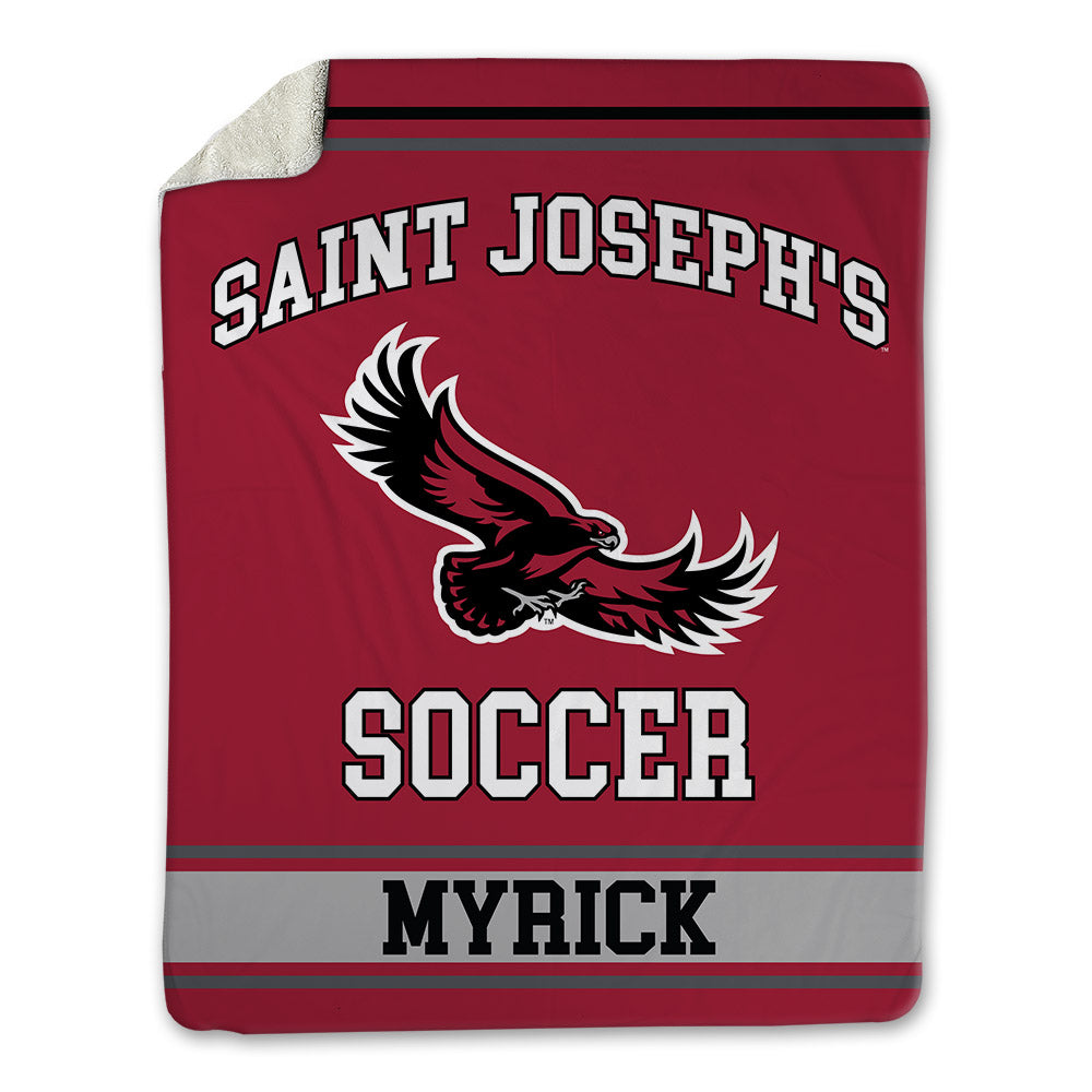 St. Joe's - NCAA Men's Soccer : Robert Myrick - Blanket-0