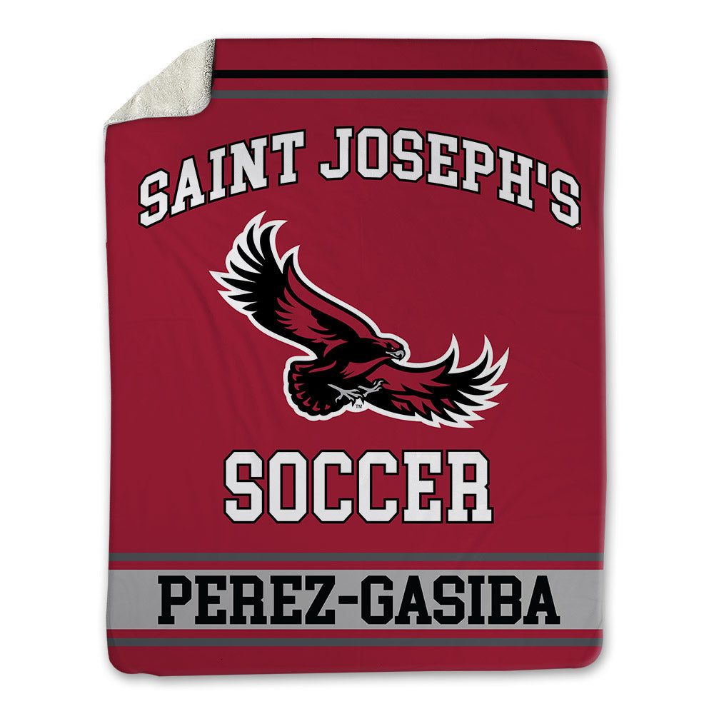 St. Joe's - NCAA Men's Soccer : Sebastian Perez-Gasiba - Blanket-0