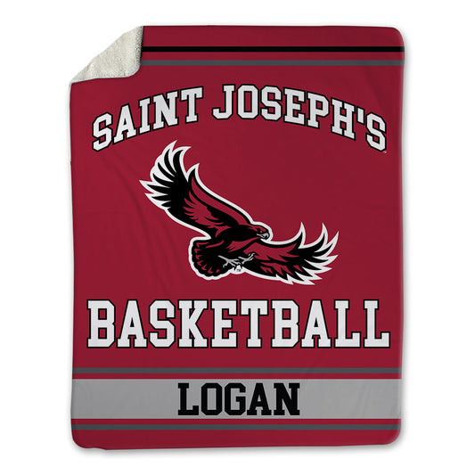 St. Joe's - NCAA Men's Basketball : Sean Logan - Blanket-0