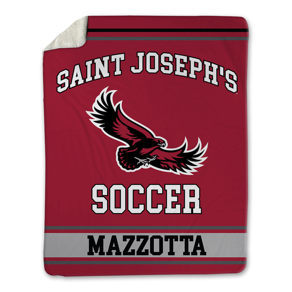 St. Joe's - NCAA Men's Soccer : Matteo Mazzotta - Blanket-0