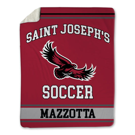 St. Joe's - NCAA Men's Soccer : Matteo Mazzotta - Blanket-0