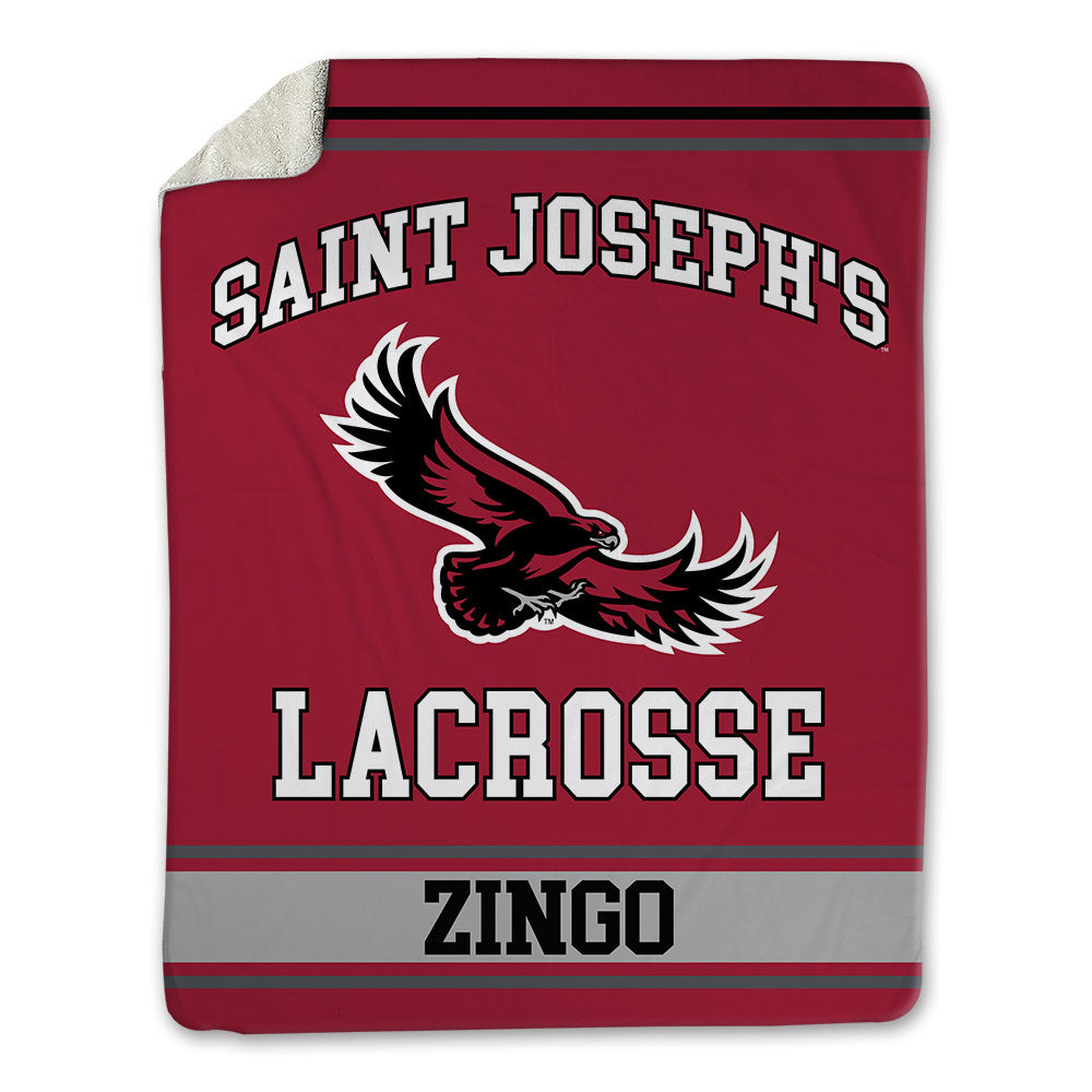 St. Joe's - NCAA Men's Lacrosse : James Zingo - Blanket-0