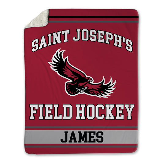 St. Joe's - NCAA Women's Field Hockey : Brooke James - Blanket-0