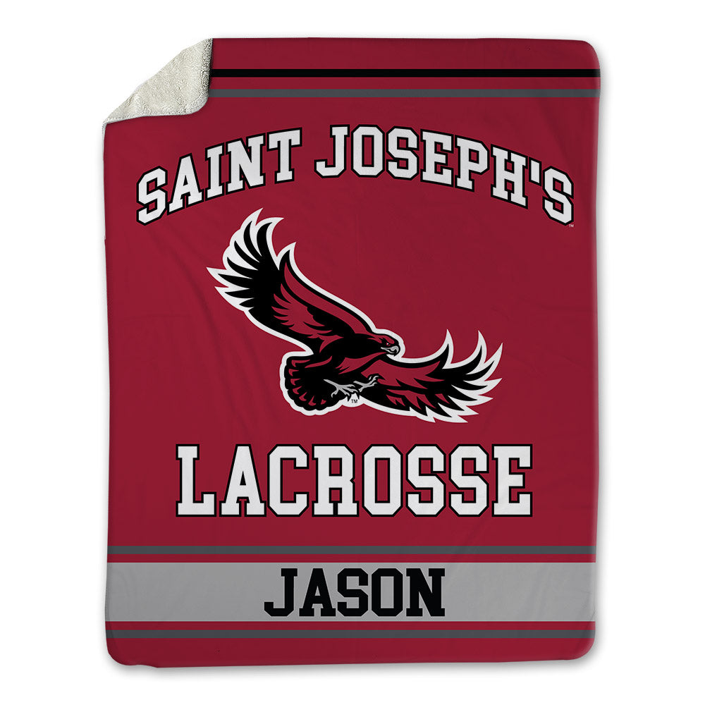 St. Joe's - NCAA Men's Lacrosse : Jesse Jason - Blanket-0