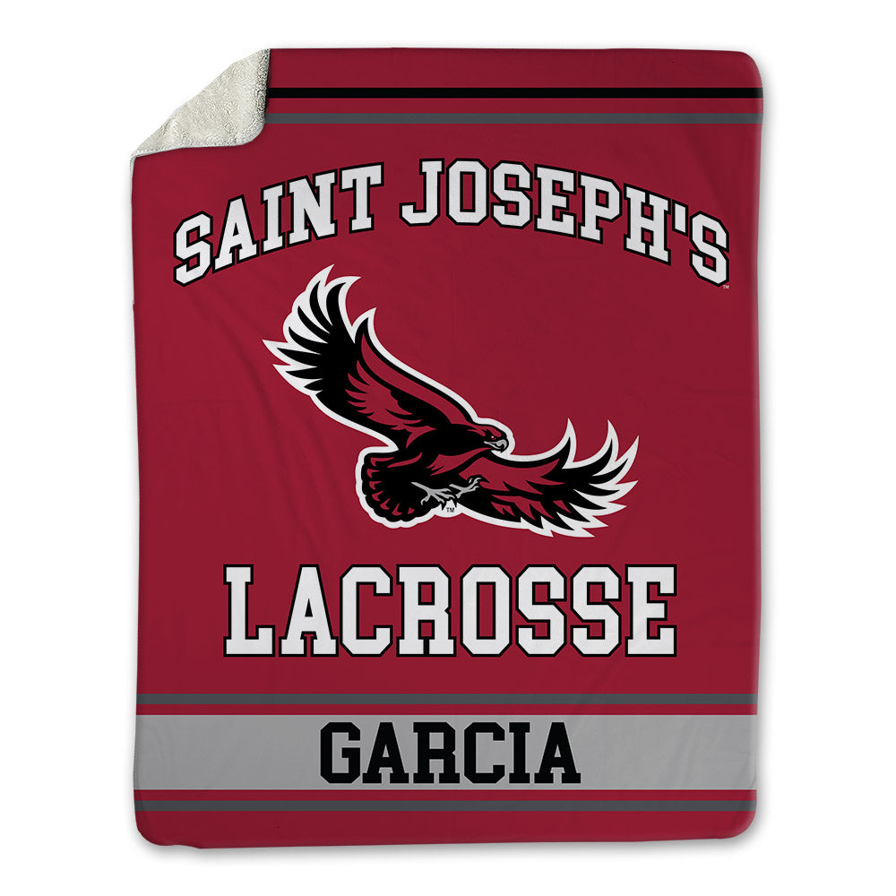 St. Joe's - NCAA Men's Lacrosse : Zion Garcia - Blanket-0