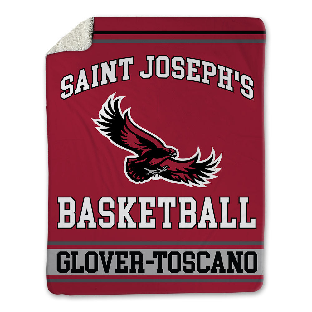 St. Joe's - NCAA Men's Basketball : Jaiden Glover-Toscano - Blanket-0