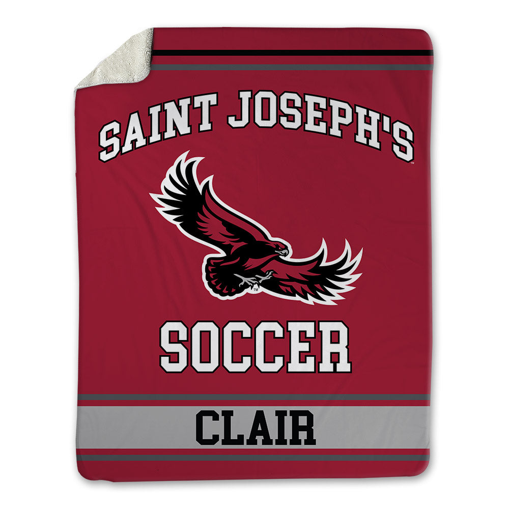 St. Joe's - NCAA Men's Soccer : Conor Clair - Blanket-0