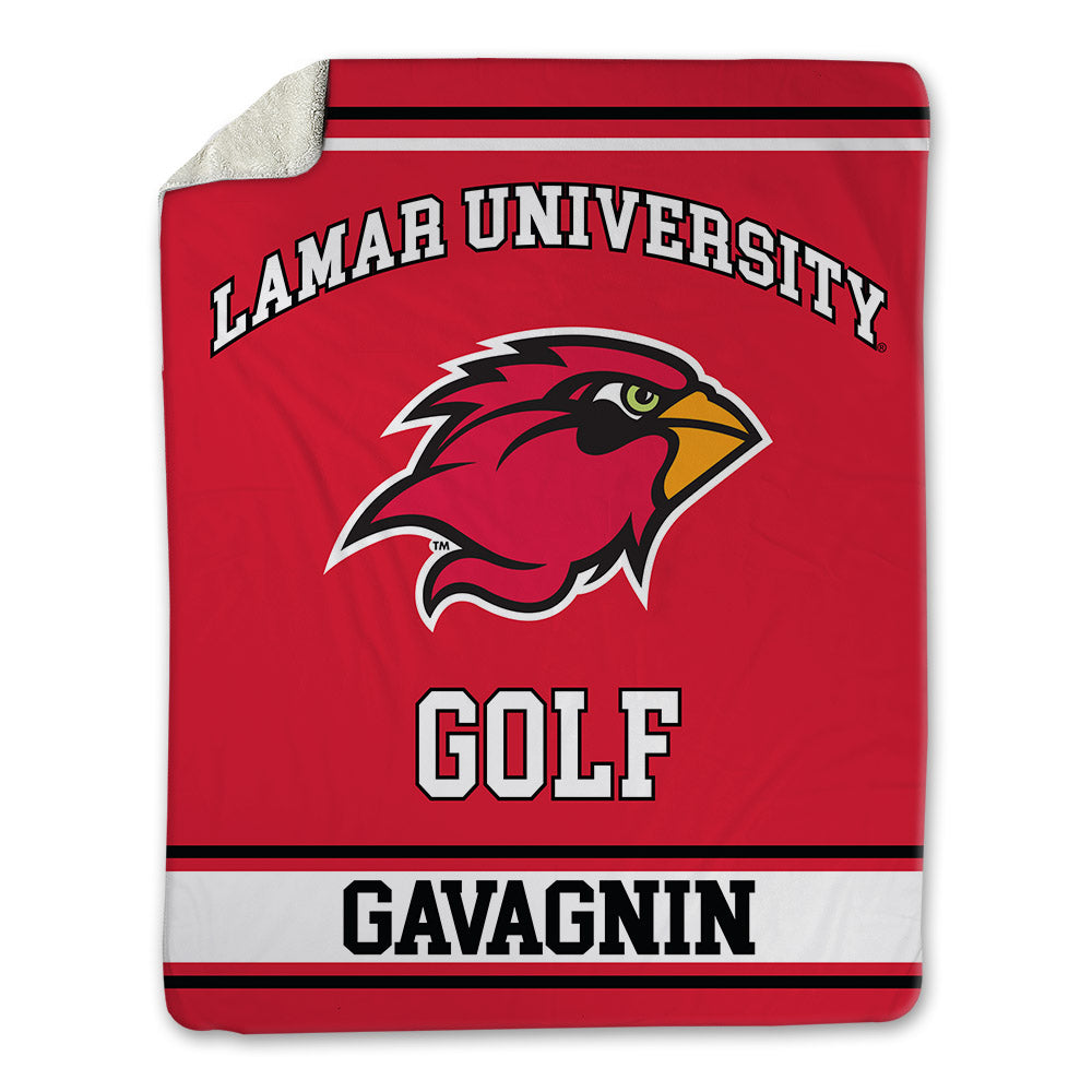Lamar - NCAA Men's Golf : Luc Gavagnin - Blanket-0